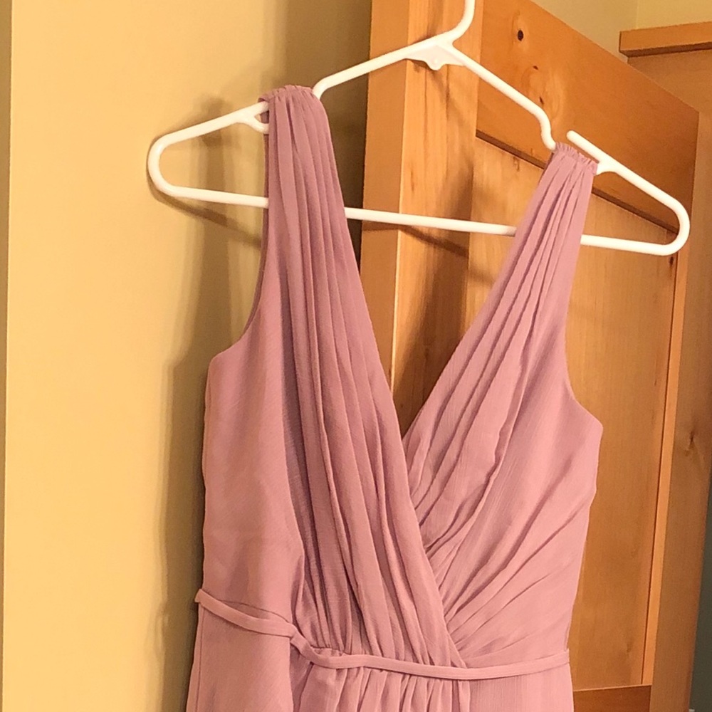 David's Bridal pink/mauve dress